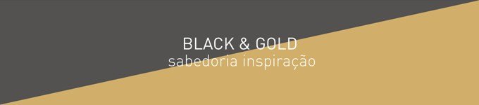 presentes preto e dourado