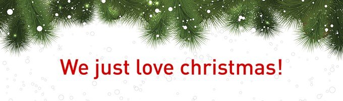 we love christmas
