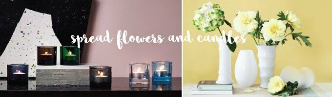 vases and candles