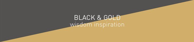 blaack and gold gifts