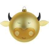 christmas bauble cow