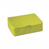 travel box cosmetic box large lime green