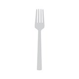 Solo table fork polished