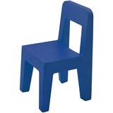 Magis Seggiolina pop conjunto de 4 cadeiras azul