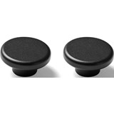 Menu Set of 2 black knobs