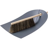 Dustpan and broom dark grey