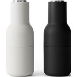 set of 2 bottle grinder small ash carbon, steel