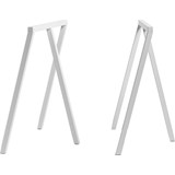 loop stand frame conjunto de 2 cavaletes branco