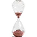 Hay Time hourglass 90 minutes swirl withered rose