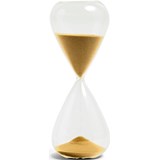 time hourglass 45 minutes gold