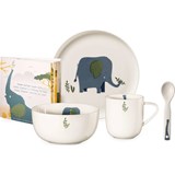 conjunto de refeição emma elefant