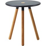 area side table or stool lava grey