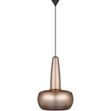 clava suspension lamp in cooper with black cable