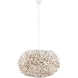Umage Eos light brown suspension lamp with white cable