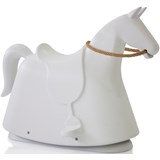 rocky cavalo de baloiço branco
