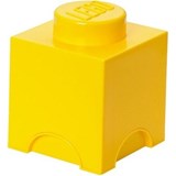 Lego Storage brick 1 yellow