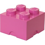 Lego Storage brick 4 pink
