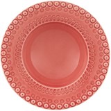 Bordallo Pinheiro Fantasia conjunto de 4 pratos sopa rosa