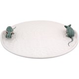 White lily cheese tray with mouse