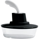 Alessi Black ship shape container