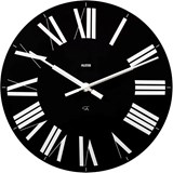 Firenze black wall clock