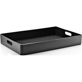 Black serving tray