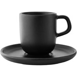 Eva Solo Nordic Kitchen Set of 4 Espresso Cup with Saucer
