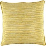 Elitis Siloe square cushion cover lemon