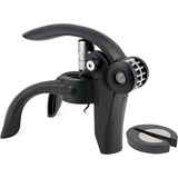 Lever Corkscrew with Foil-Cutter Black