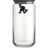 Alessi Black  20,5 cm in height storage jar