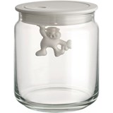 Alessi White 12 cm in height storage jar