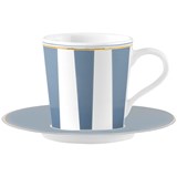 SPAL Williamsburg Set of 6 Coffee Cups with Saucer
