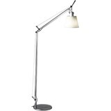 Artemide Tolomeo basculante floor lamp grey satin