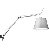 Artemide Tolomeo mega grey satin wall lamp