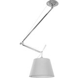 Artemide Tolomeo descentrado candeeiro de suspensão acetinado cinza