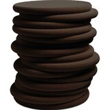 SimpleForms Stack seat small stool dark brown