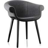 Magis Cyborg lord chair black legs and grey fabric