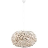 Umage Eos light brown suspension lamp with white cable