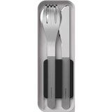 Monbento Mb slim box  cutlery set black