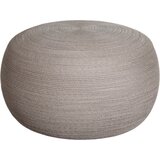 Cane Line Circle Footstool Large Taupe