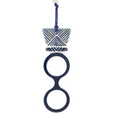 Colgante-Gafas Tuareg Azul