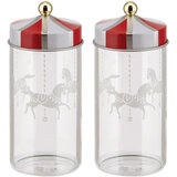 Alessi Circus set of 2 spice jars