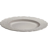 Alessi Dressed en plein air set of 4 dinner plates warm grey