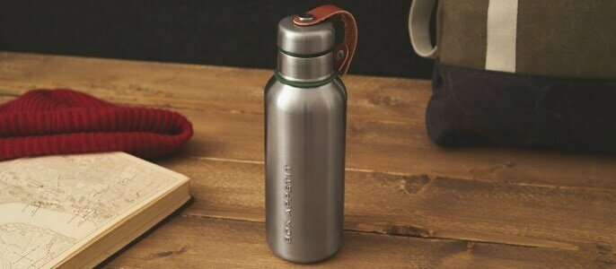 black blum stainless steel insulated water bottle en