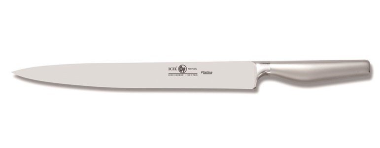 icel faca de cozinheiro platina